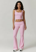 POISE BLUSH FLARE PANTS